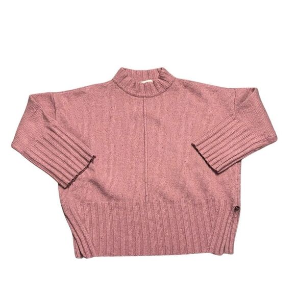 MARELLA MONOCHROME antique rose wool cashmere blend vadet turtle neck sweater - Picture 4 of 8